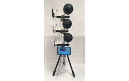 Miernik Mikroklimatu EHA MM203-3T-1V (z wyposażeniem do pomiaru na trzech poziomach z jednym anemometrem)