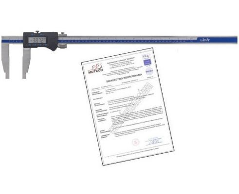 Suwmiarka elektroniczna 1000 mm ze świadectwem wzorcowania