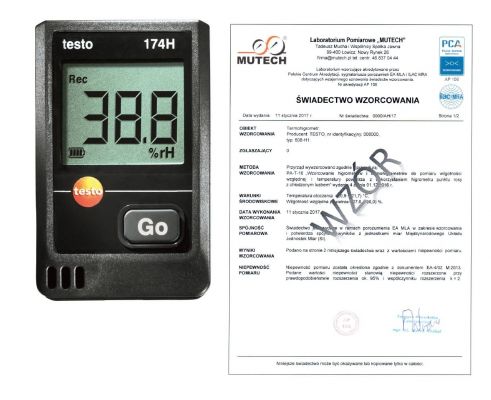 Rejestrator temperatury i wilgotności TESTO 174H