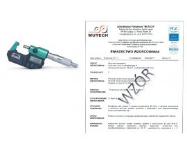 MIKROMETR ELEKTRONICZNY (0-25) mm ze świadectwem wzorcowania PCA