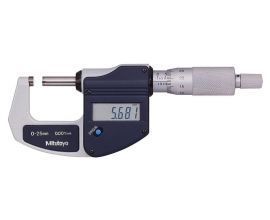 MIKROMETR ELEKTRONICZNY MITUTOYO (0-25) mm ze świadectwem wzorcowania PCA, Digimatic